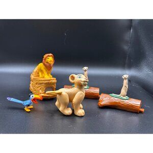 Disney Lion King Vtg action figures Nala Zazu Timone Simba‎ view finder READ